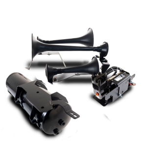 Chevrolet Silverado 3500 HD Onboard Air System - Kleinn Air Horns - Model 730 Horns - `20-`24 Chevrolet Silverado 3500 HD Onboard Air System - Kleinn Air Horns - Model 730 Horns - `20-`24